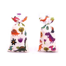 AIMALL 150 PCS Animal-Themed Candy Bags, Translucent OPP Flat Pockets, Durable and Waterproof, 10.8 x 5.1 Inches