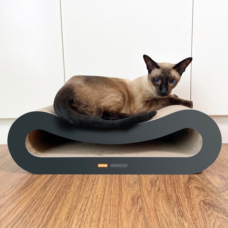 TTCAT Cat Scratching Pad, 2 in 1 Corrugated Cardboard Cat