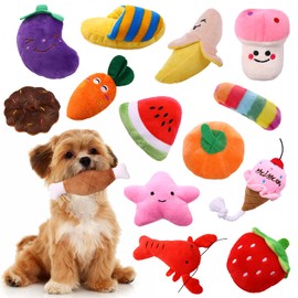Kuoser Dog Toy, Dog Toy Intelligence, 14-Piece Set Dog Toy Large Dogs, Cute Dog Toy, Small Dogs, Durable Soft Plush Chew Toy for Small Dogs