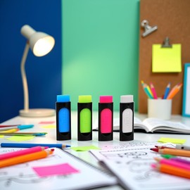 4 Pcs Friction Ink Eraser Ink Rubber for Erasable Pen Stationery Office School Supply Gift Random Eraser Dedicated for Gel Color C4O5 Pen-Style Erasers Erasers and Correction Products