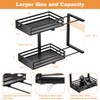 Under Sink Organizer, 2 Tier Under Sink Organizers and Storage,