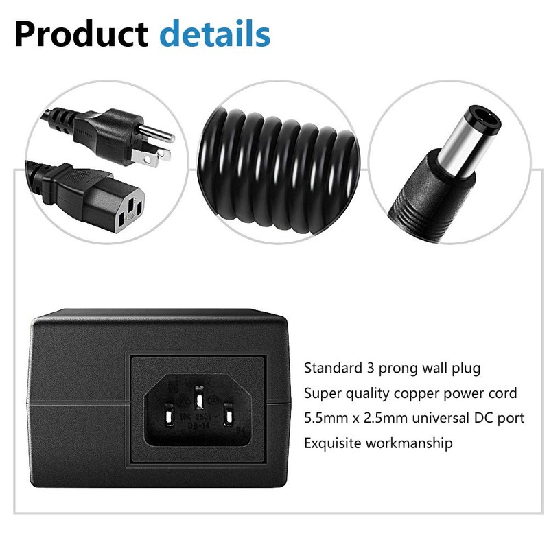 SHNITPWR 12V 10A 120W DC Power Supply Adapter 100V~240V AC