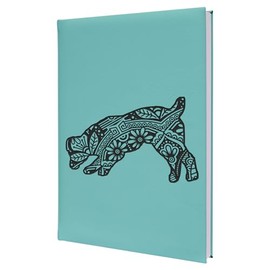Floral and Geometric Canine Mandala Notebook - Intricate Designs for Dog Lovers and Art Enthusiasts