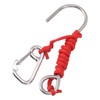 Diving Stainless Steel Single Hook Diving Reef Hook with Lanyard
