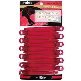 Dakar Hair Clip Pro 108mm (12pcs) Uni Clip (Ruby)