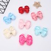 Zolyco Tiny 3 Inch Hair Bow Clips Thick Ribbon -
