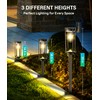 COXSENI Solar Pathway Lights Outdoor 6 Pack, Bright Solar Path