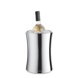 Final Touch Double Wall Stainless Steel Wine Chiller for Wine & Champagne Bottles (IB1155-15)