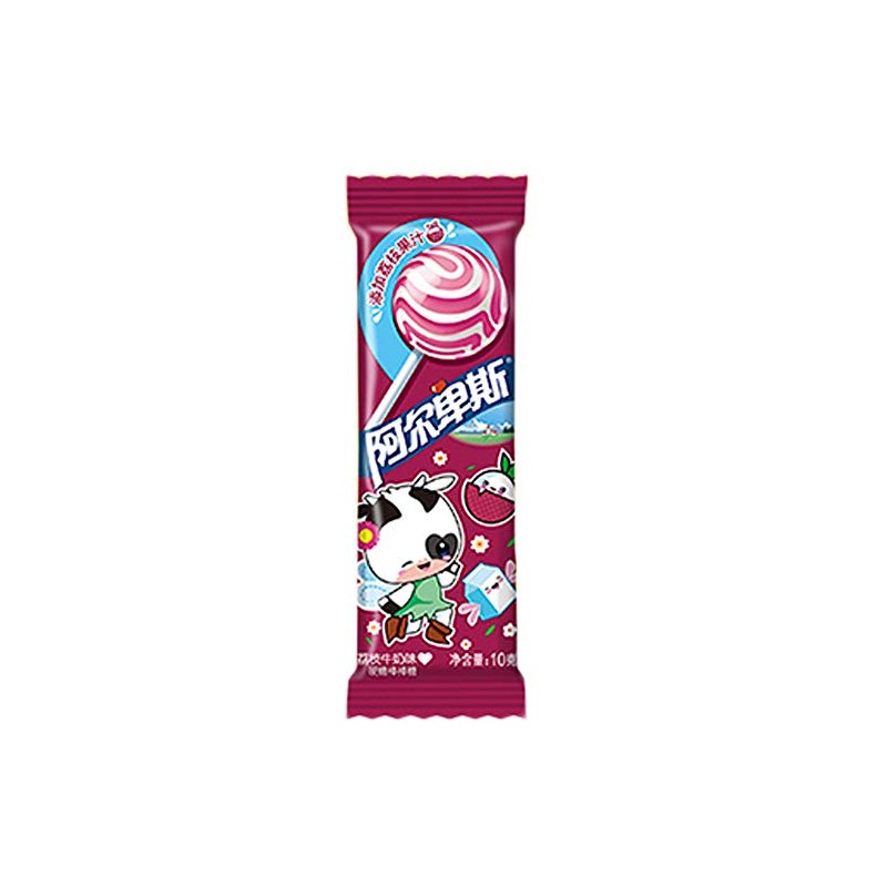 Chinese Shanghai Classical Childhood Hard Candy Fruit Flavor 上海阿尔卑斯棒棒糖 20