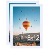JCJMY 8x12 Picture Frame Set of 2 White for Wall