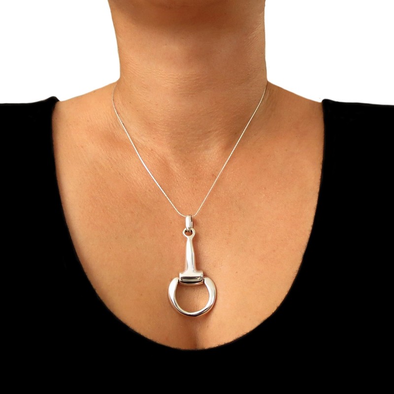The Mexican Collection Large Horsebit Snaffle Hallmarked Solid 925 Sterling