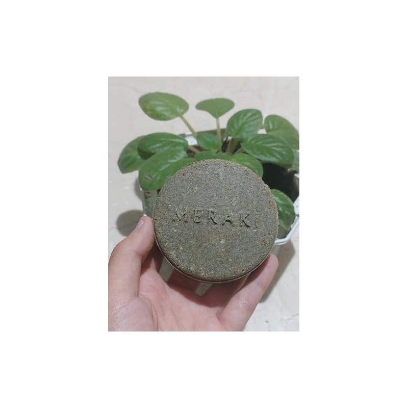 Shampoo Sólido Natural de Romero y Menta, 100g, Fortalece y