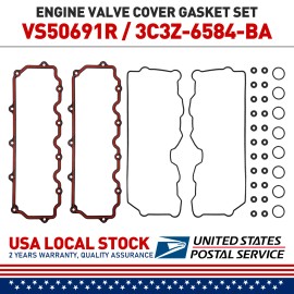 MGT 03-10 For Ford F250 F350 F450 6.0 6.0L Powerstroke Diesel Valve Cover Gasket Set