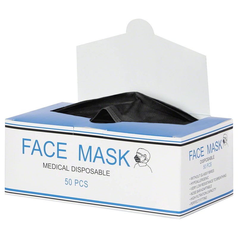 Sport-Tec Disposable Face Mask Medical with Nose Clip Pack of