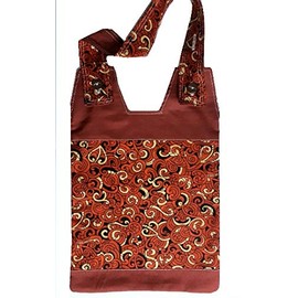 100% Cotton Catheter Night Bag Holder with Handle. Cover for a Catheter Night Bag. Nutex.