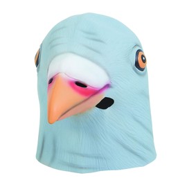 Bristol Novelty BM550 Pigeon Mask Latex, Men, Women, Grey, One Size