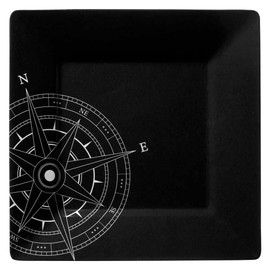 Marine Business Lombok Dessert Plate, Breakfast Plate, Melamine, Flat Square, 21 cm, Single Series