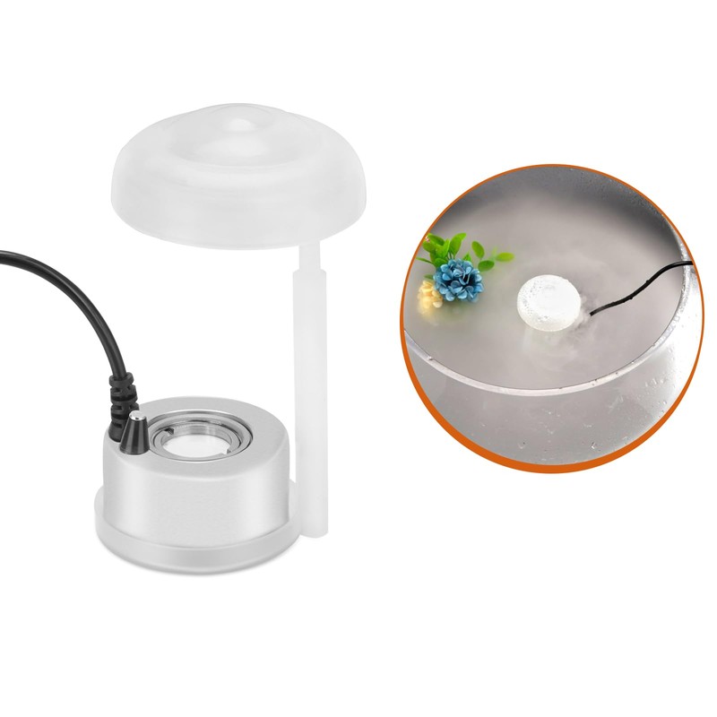 AGPTEK Aluminum Mini Mist Maker Fogger Water Fountain Pond Fog