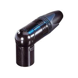 Neutrik NC3MRX-BAG 3-Pin R/A M Cable MT, Black