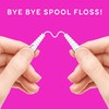 GRIN Gripper Floss, Individually Wrapped Smooth Dental Floss, 60 Count,