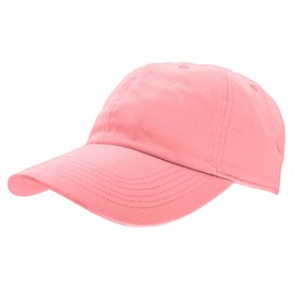 Gelante Baseball Cap Dad Hat 100% Cotton Polo Style Plain Blank Adjustable Size. 1812-LightPink-1PC