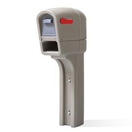 Step2 MailMaster Plus Mailbox, Easy to Install, Newspaper Holder, Heavy-Duty Plastic, Weather Resistant, Stone Gray