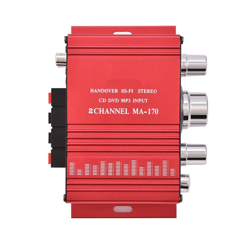 Power Amplifier, Bass Small Size Aluminium Alloy Shell Digital Amplifier,