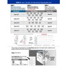 Rok Titus Kitchen Cabinet Hinge with 3mm Mounting Plate 110