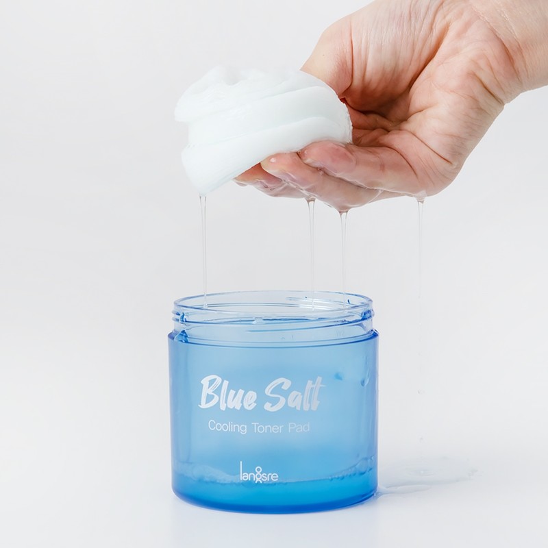 Lansray sebum, dead skin cells, blue salt cooling toner pads,