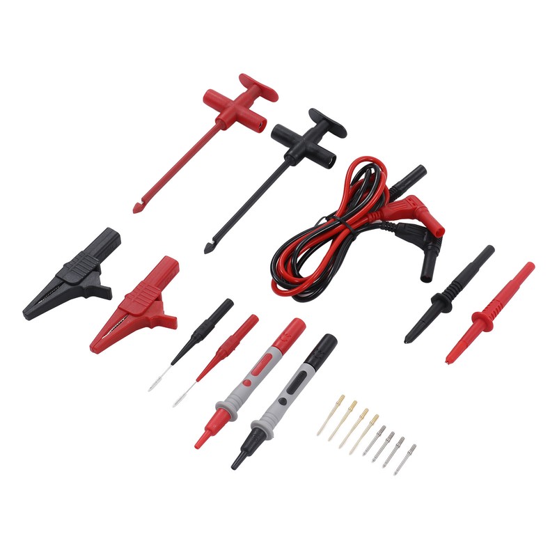 Multimeter Test Leads Kit Crocodiles Clip Banana Plug Testing Cable