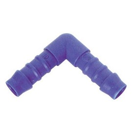8mm 5/16 90 Degree Elbow Barbed Plastic Hose Connector Suitable for Fuel, Water, Oil, Gas, Pipe Tubing Repair
