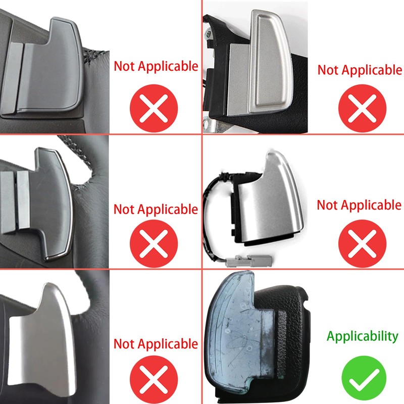 Aluminium Steering Wheel Shift Paddles Extension for Honda Passport/Pilot/Ridgeline Steering