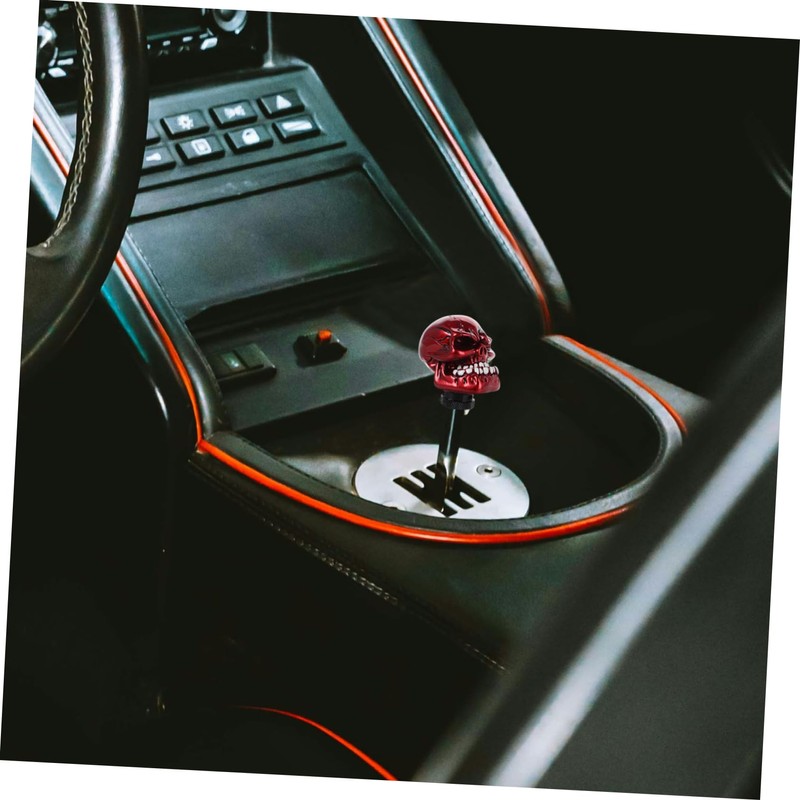 ULTECHNOVO Skull Gear Shift Knob for Manual Car Resin Knobs