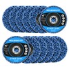 WelderElite 12-Pack Blue Paint Stripper Discs for Angle Grinder, 4"