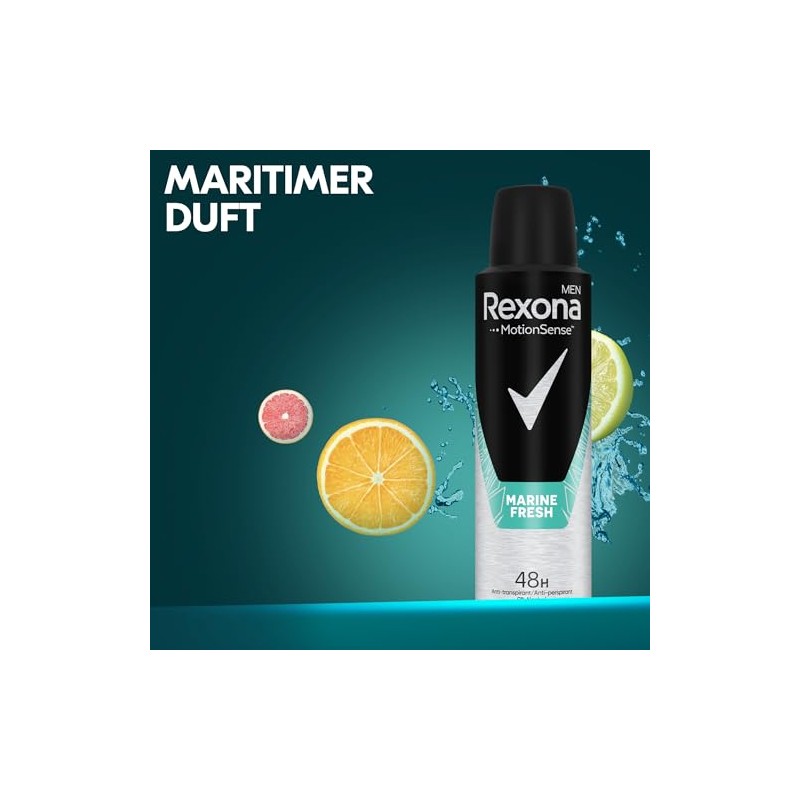 Rexona Men Anti Transpirant Spray Marine Fresh Deospray sch√ºtzt 48