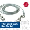 Coastal Pet Titan Giant Cable Dog Tie Out - Heavy-Duty