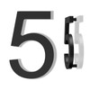 DEWEL House Numbers for Outside, 6 Inch Modern Floating Address