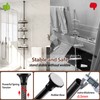 Corner Shower Caddy Tension Pole - Heavy Duty Floor to