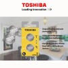 Toshiba Cr2032 Lithium Coin Cell Battery 220Mah 2 Pack For