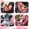 Flagest Dog Car Seat Reinforced Dog Seat Oxford Breathable Washable