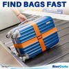 Luggage Straps for Suitcase - Orange, 6.5 ft x 2