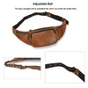 LUUFAN Leather Waist Bag for Men and Women, Outdoor Messenger