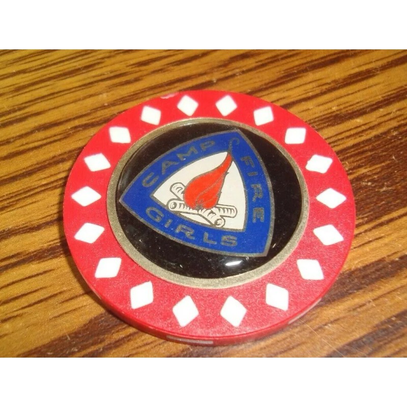 Golf Design CAMP FIRE GIRLS 3D Epoxy Diamond design Poker