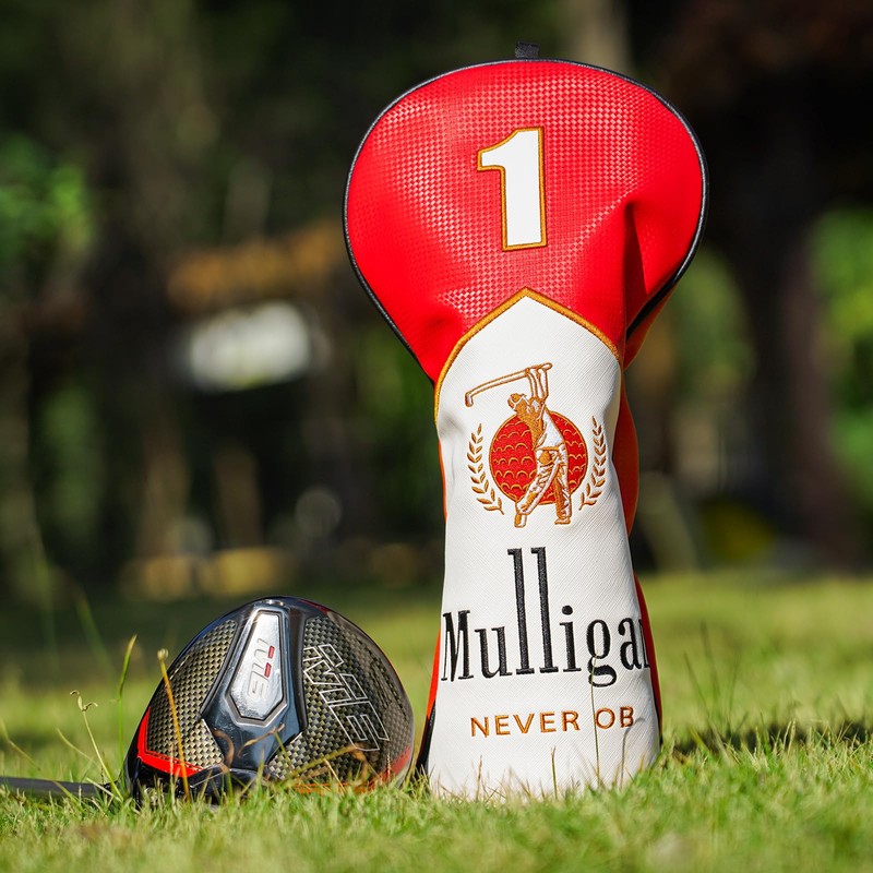 Mulligan Funny Golf Headcover Set of 4, Driver Head Cover