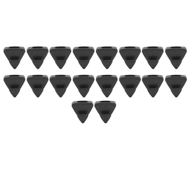 18pcs Clothes Triangle Hooks Space Saving Plastic Clothes Hanger Connector