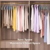 MOPALL Clothes Hangers 28 Pack, Non Slip PVC Coating Metal