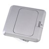 Floor Socket Waterproof Good Sealing Embedded Safe Practical Silver Bounce