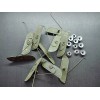 Auveco 10pcs NOS fender body side moulding clips nuts 1-3/4"