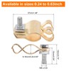 MECCANIXITY Ground Rod Clamp Grounding Clamps Wire Connector for 0.24