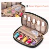 LUXJA Nail Polish Case - Holds 10 Bottles (15ml -